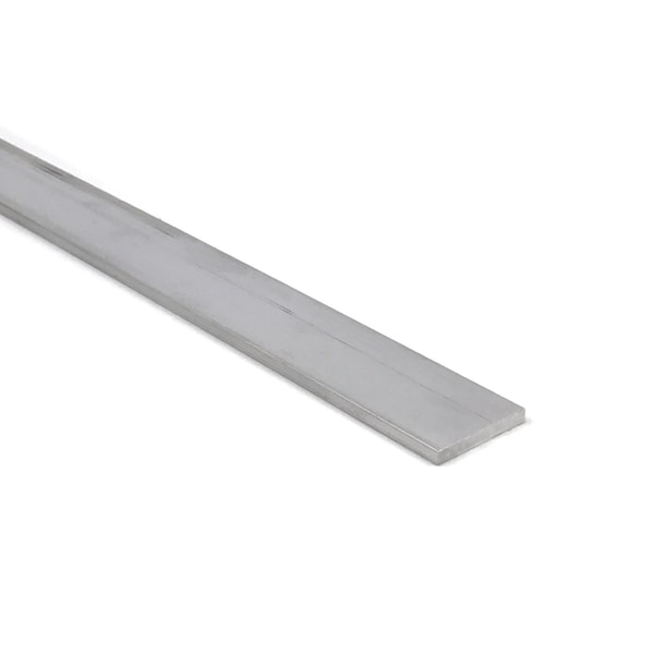 Aluminum Flat Bar, 1/8" x 1", 6061, 1" Length, T6511 Mill Stock, Extruded, 0.125" Thick